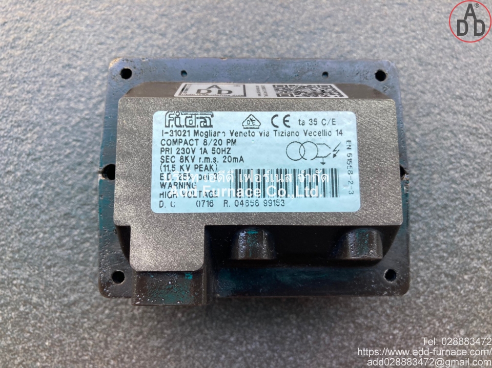 Fida zuendtrafo Compact 8/20 PM ignition transformer(10)